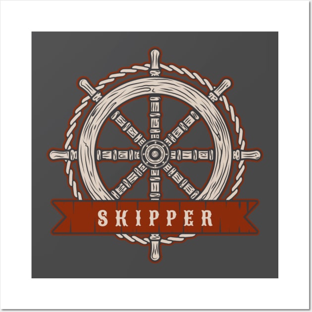 Fun Skipper Apparel Wall Art by Topher's Emporium